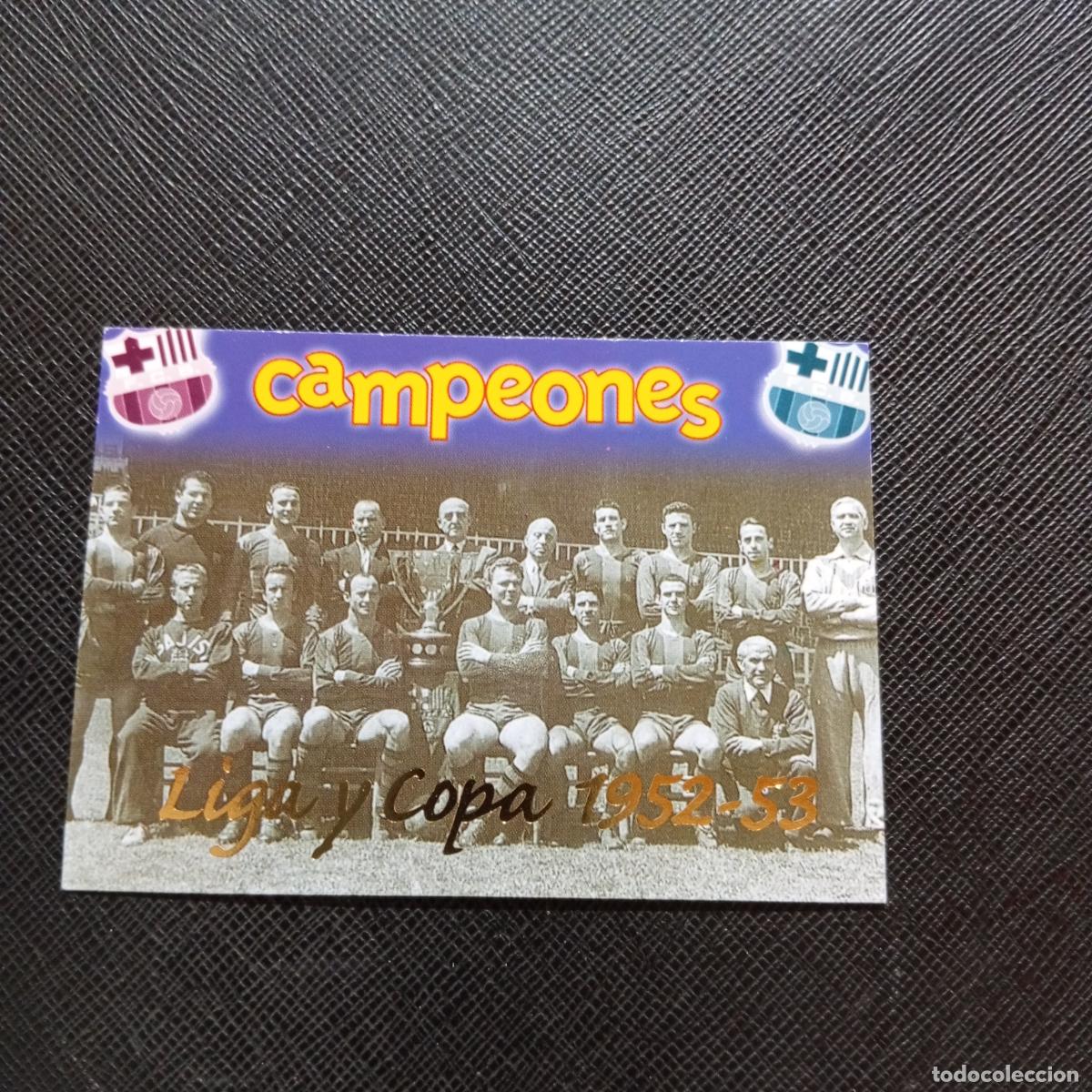 Cartes &agrave; collectionner de Football: 40 KUBALA LIGA Y COPA 1952 PANINI BARCELONA 1899 1999 CENTENARIO 100 A&Ntilde;OS CROMO BARCA - A174 PG190
