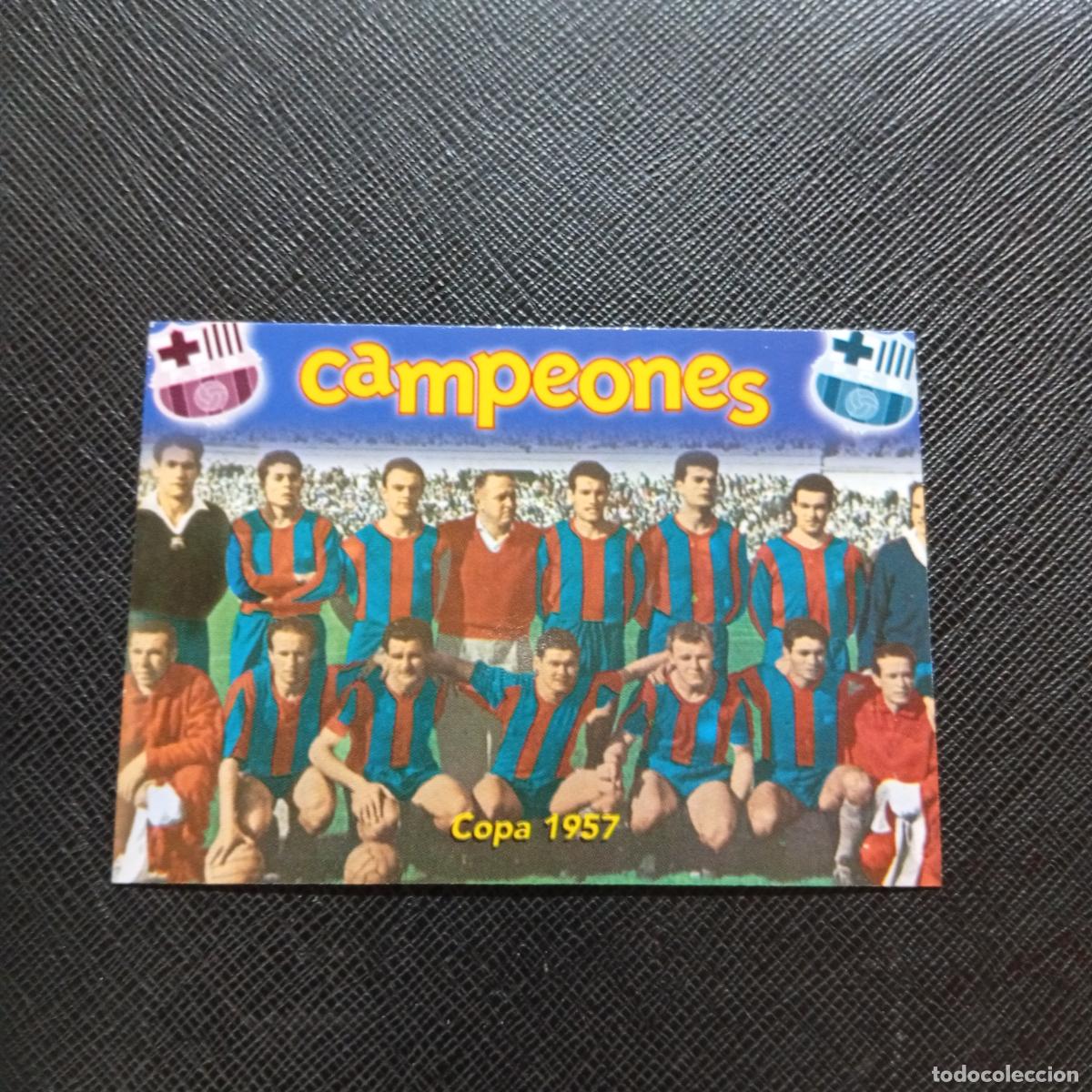 Cartes &agrave; collectionner de Football: 41 KUBALA COPA 1957 PANINI BARCELONA 1899 1999 CENTENARIO 100 A&Ntilde;OS CROMO BARCA - A174 PG199