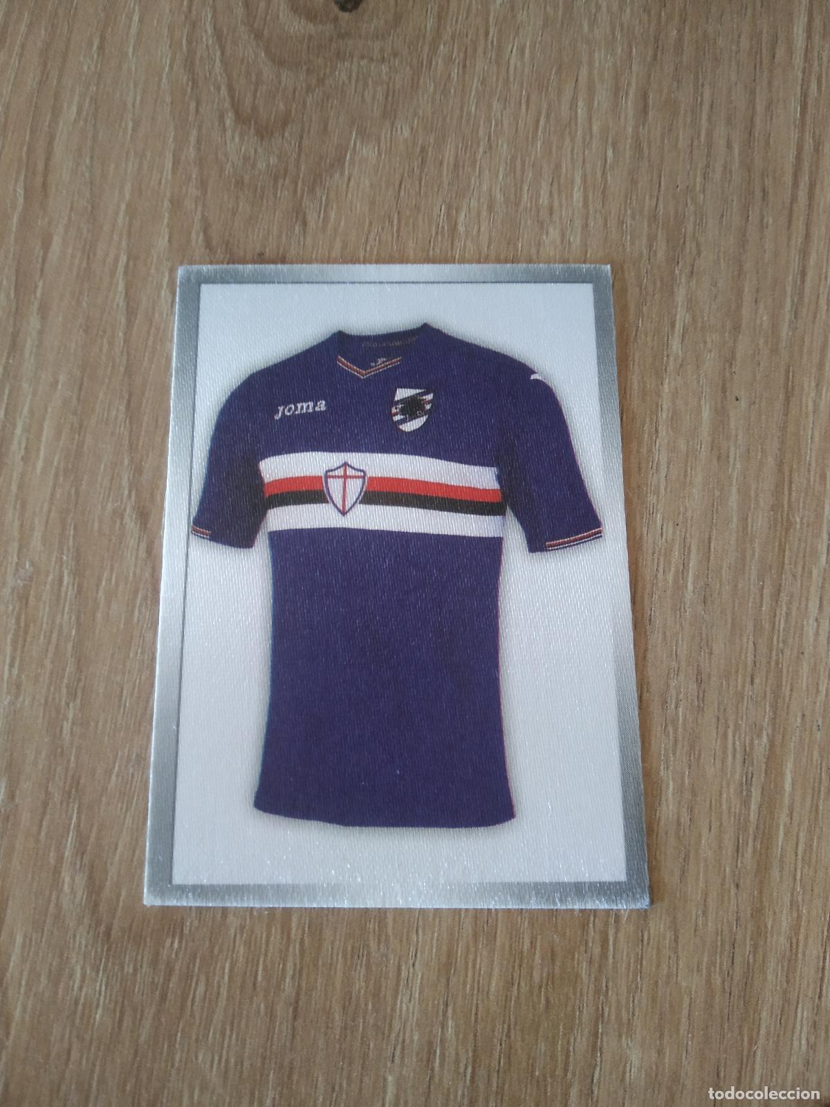 Cromos de f&uacute;tbol: 477 CAMISETA SAMPDORIA CROMO FUTBOL PANINI LIGA ITALIA 16-17 CALCIATORI 2016-2017