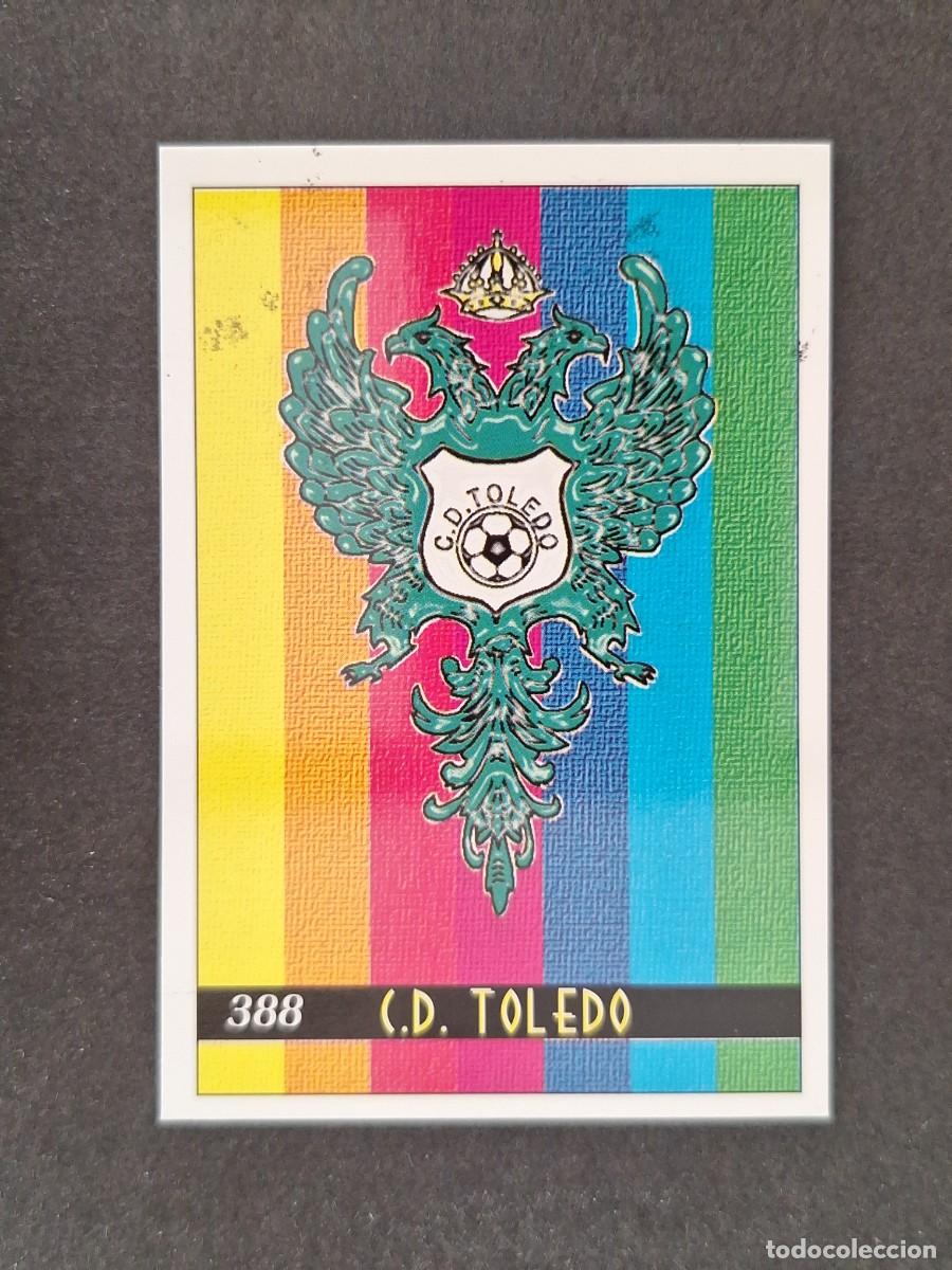 Cromos de f&uacute;tbol: L1 ESCUDO C. D. TOLEDO 2&ordf; SEGUNDA DIVISION 388 MUNDICROMO LAS FICHAS DE LA LIGA 2000 99 00