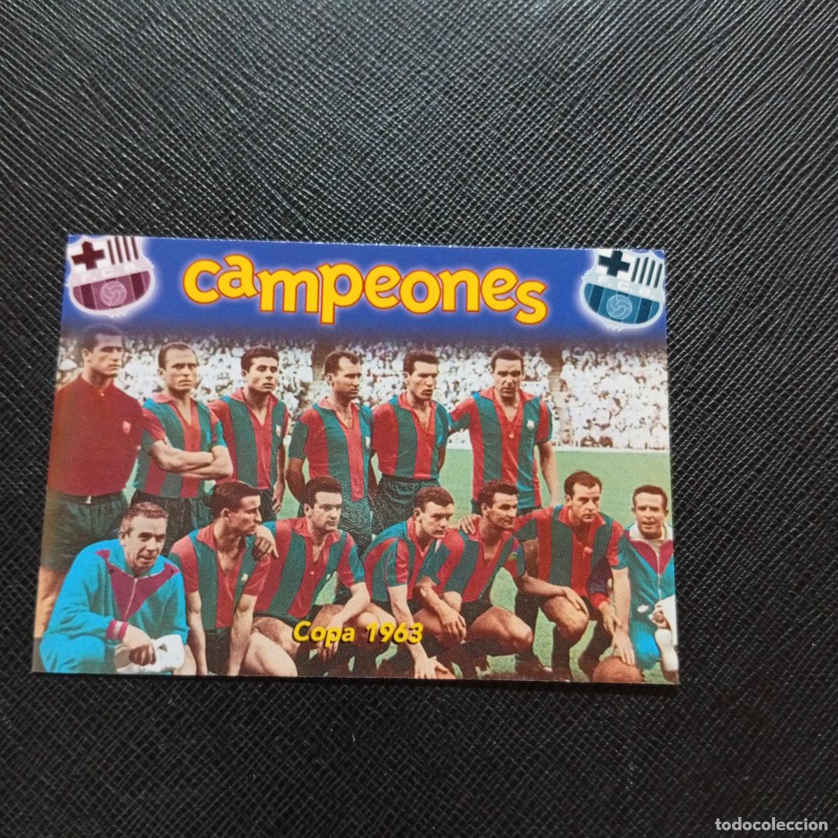 Cromos de f&uacute;tbol: 48 COPA 1963 PANINI BARCELONA 1899 1999 CENTENARIO 100 A&Ntilde;OS CROMO BARCA - A174 PG226
