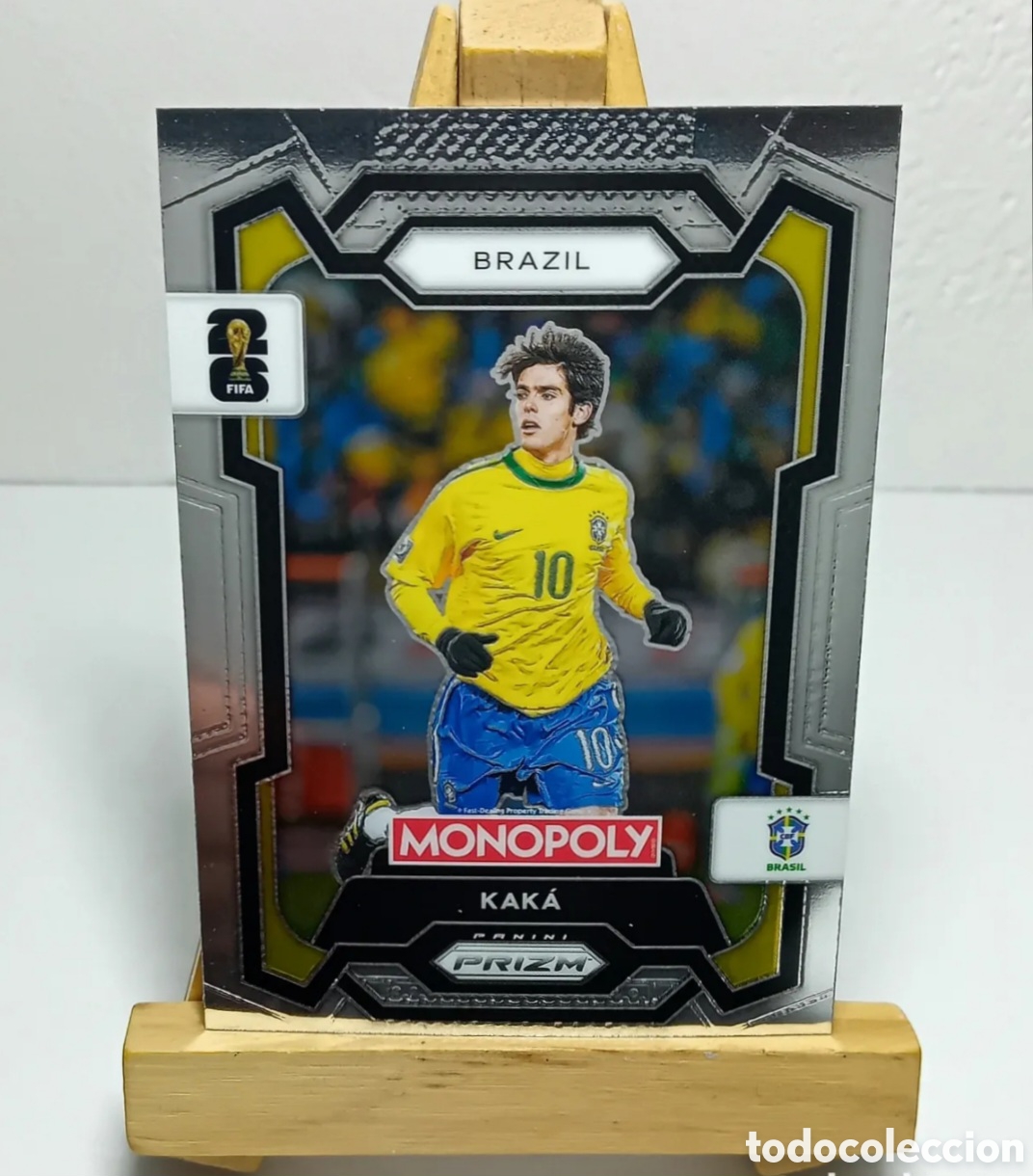 Cromos de f&uacute;tbol: KAK&Aacute; 2026 BRASIL MONOPOLY PRIZM PANINI.