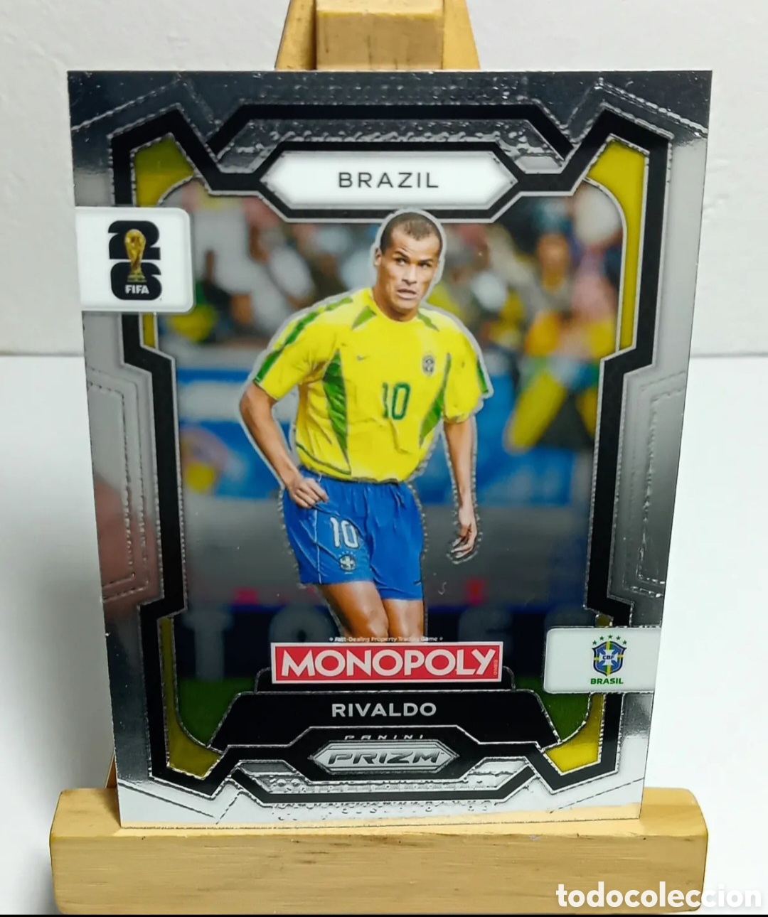 Cromos de f&uacute;tbol: RIVALDO 2026 BRASIL MONOPOLY PRIZM PANINI.