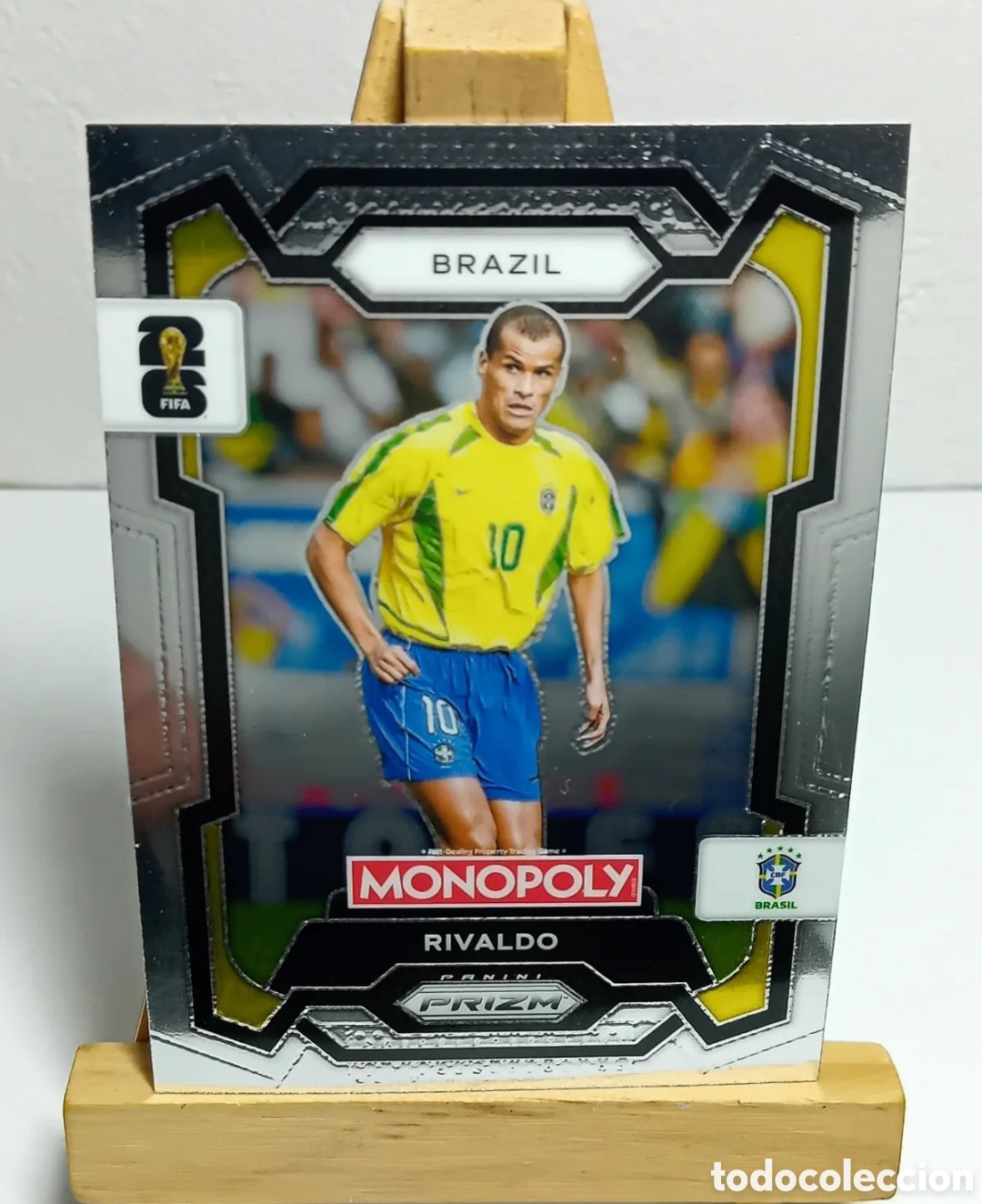Cromos de f&uacute;tbol: RIVALDO 2026 BRASIL MONOPOLY PRIZM PANINI.