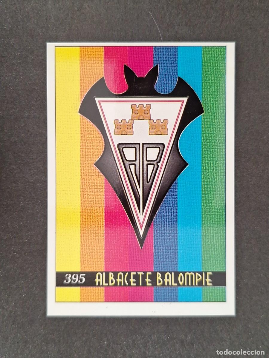 Cromos de f&uacute;tbol: L1 ESCUDO ALBACETE BALOMPIE 2&ordf; SEGUNDA DIVISION 395 MUNDICROMO LAS FICHAS DE LA LIGA 2000 99 00