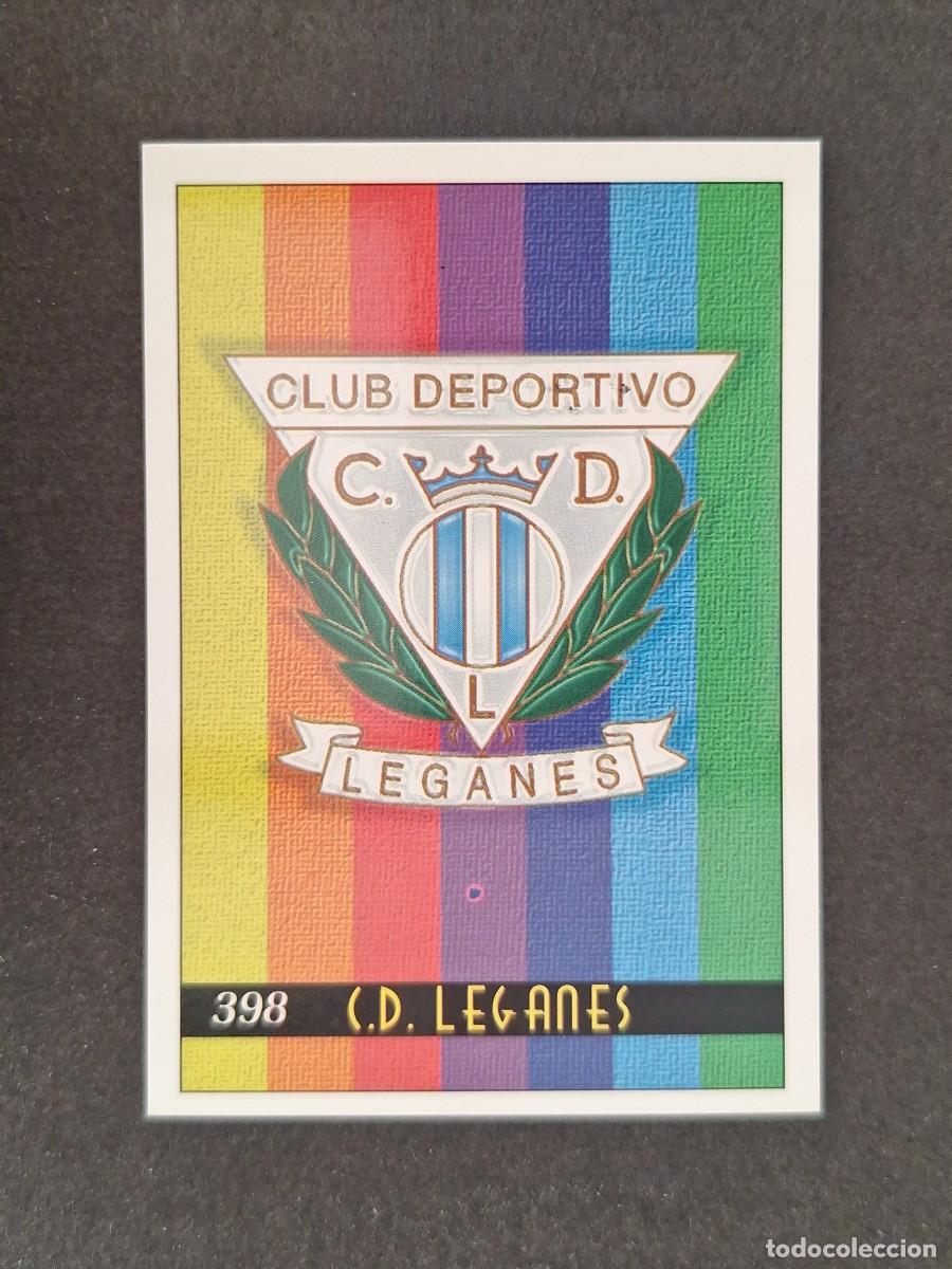 Cromos de f&uacute;tbol: L1 ESCUDO C. D. LEGANES 2&ordf; SEGUNDA DIVISION 398 MUNDICROMO LAS FICHAS DE LA LIGA 2000 99 00