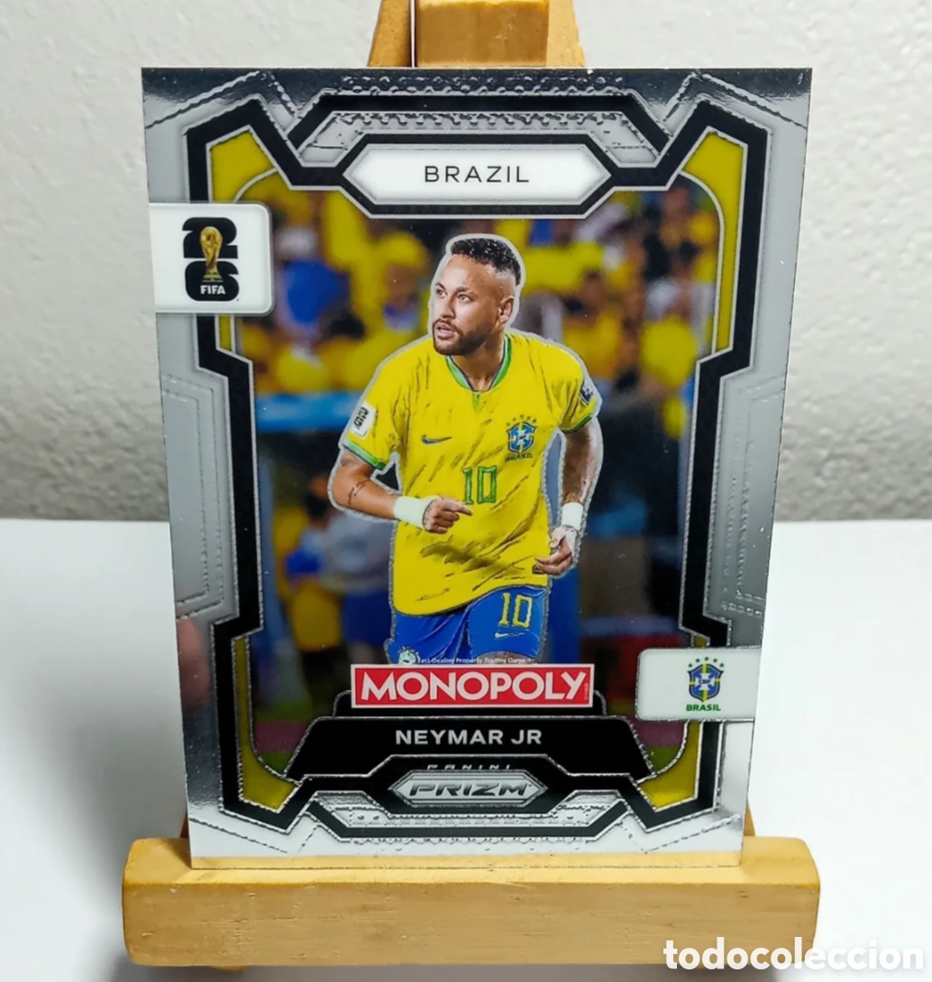 Cromos de f&uacute;tbol: NEYMAR 2026 BRASIL MONOPOLY PRIZM PANINI.