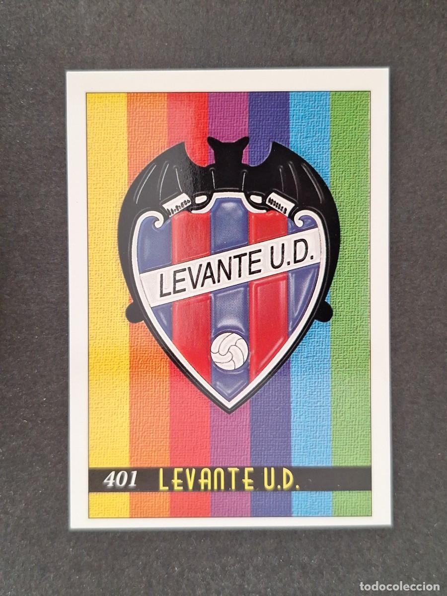 Cromos de f&uacute;tbol: L1 ESCUDO LEVANTE U. D. 2&ordf; SEGUNDA DIVISION 401 MUNDICROMO LAS FICHAS DE LA LIGA 2000 99 00