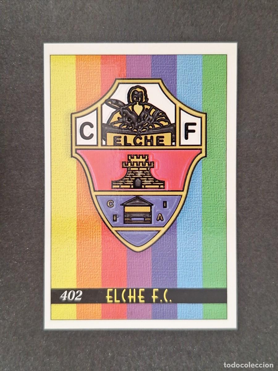 Cromos de f&uacute;tbol: L1 ESCUDO ELCHE C. F. 2&ordf; SEGUNDA DIVISION 402 MUNDICROMO LAS FICHAS DE LA LIGA 2000 99 00