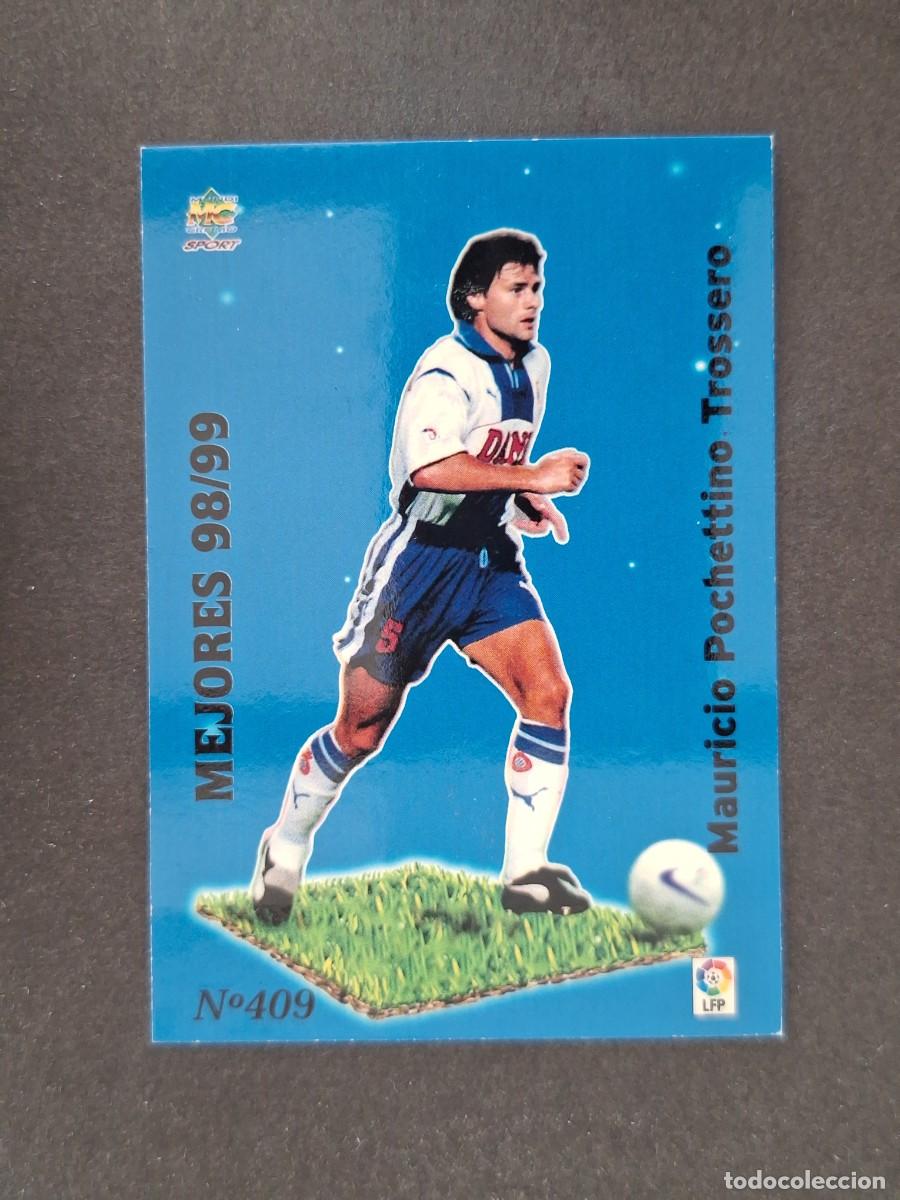 Figurine di Calcio: L1 POCHETTINO R. C. D. ESPA&Ntilde;OL MEJORES 98/99 409 MUNDICROMO LAS FICHAS DE LA LIGA 2000 99 00
