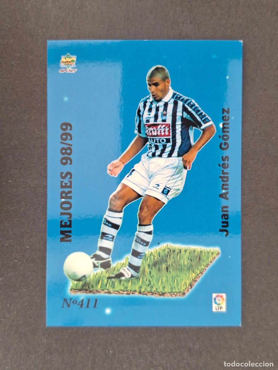 Cromos de Futebol: L1 JUAN GOMEZ REAL SOCIEDAD MEJORES 98/99 411 MUNDICROMO LAS FICHAS DE LA LIGA 2000 99 00