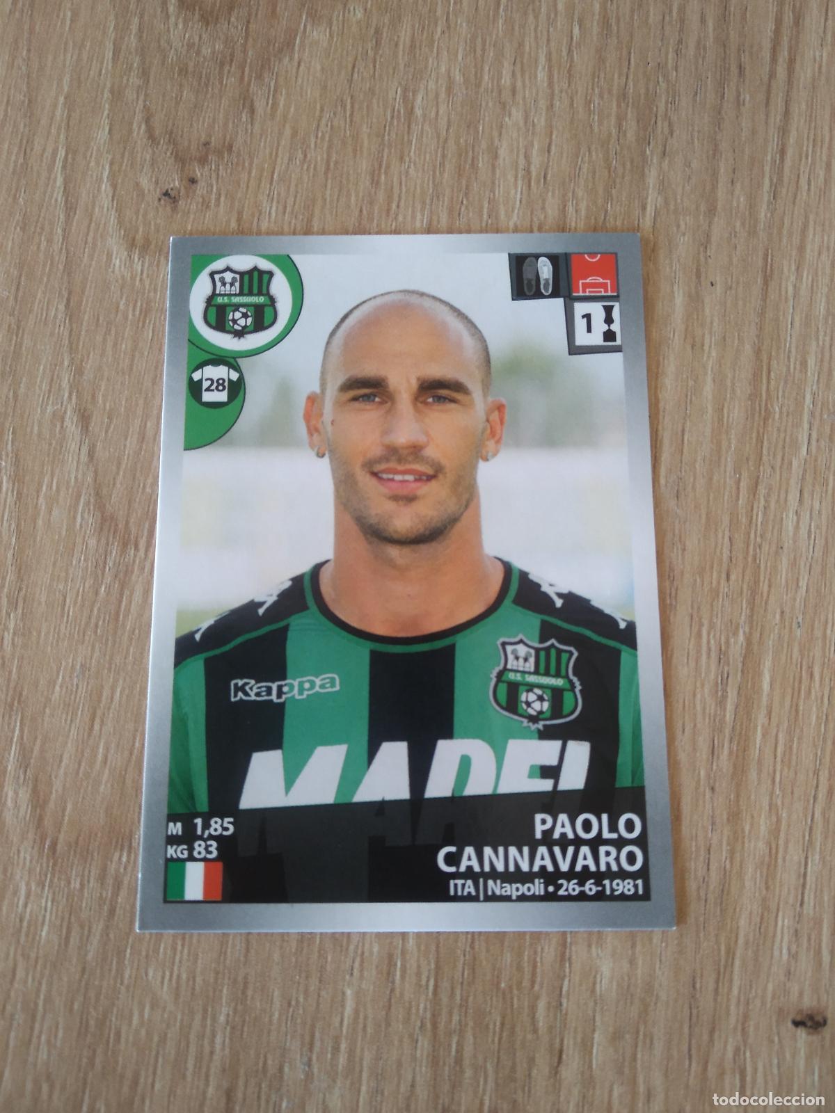 Cromos de Futebol: 481 PAOLO CANNAVARO SASSUOLO CROMO FUTBOL PANINI LIGA ITALIA 16-17 CALCIATORI 2016-2017