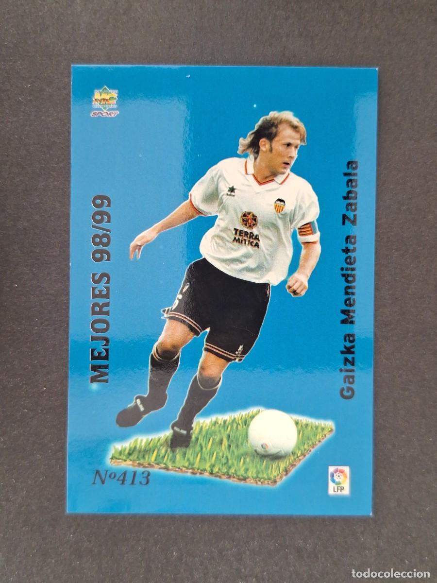 Cromos de Futebol: L1 MENDIETA VALENCIA C. F. MEJORES 98/99 413 MUNDICROMO LAS FICHAS DE LA LIGA 2000 99 00