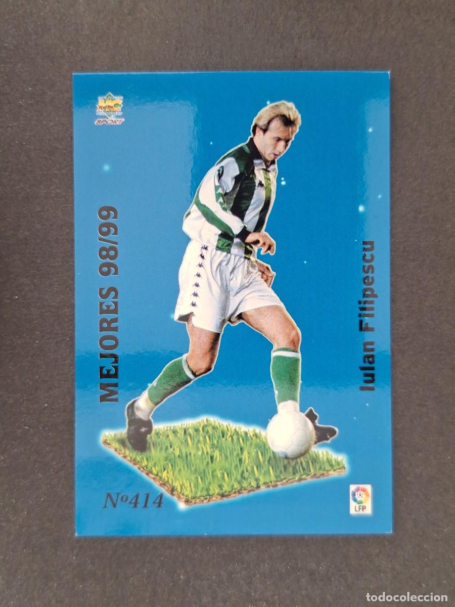 Cromos de Futebol: L1 FILIPESCU REAL BETIS BALOMPIE MEJORES 98/99 414 MUNDICROMO LAS FICHAS DE LA LIGA 2000 99 00