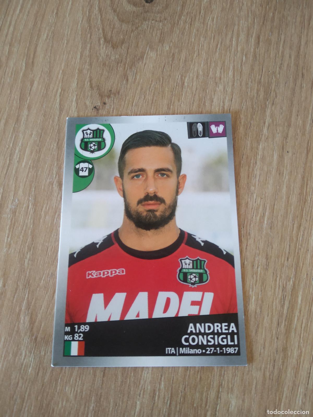 Cromos de Futebol: 484 ANDREA CONSIGLI SASSUOLO CROMO FUTBOL PANINI LIGA ITALIA 16-17 CALCIATORI 2016-2017