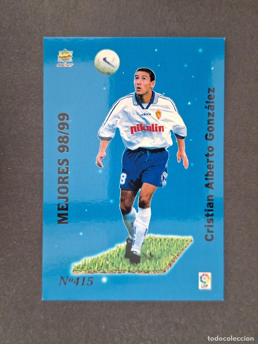 Cartes &agrave; collectionner de Football: L1 KILY GONZALEZ REAL ZARAGOZA MEJORES 98/99 415 MUNDICROMO LAS FICHAS DE LA LIGA 2000 99 00