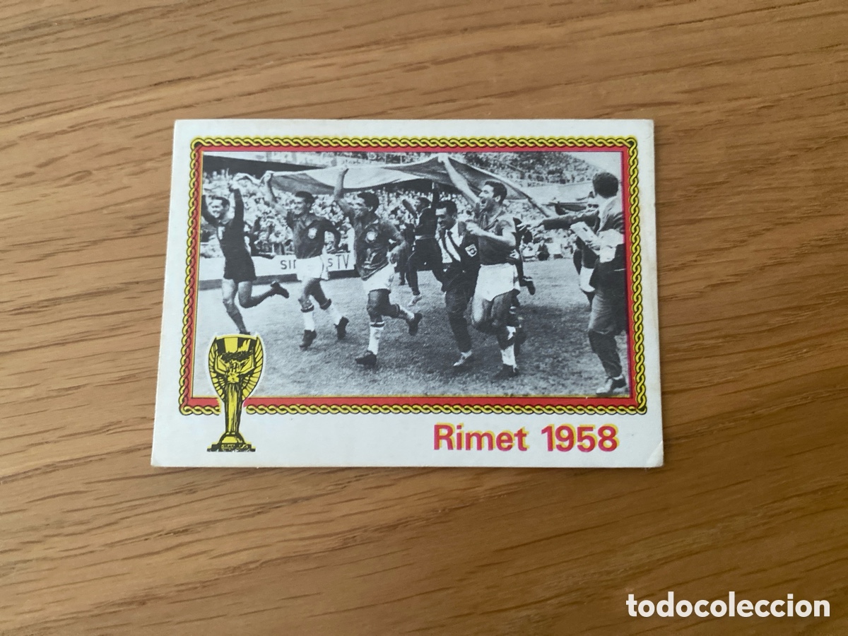 Cartes &agrave; collectionner de Football: Cromo panini mundial Alemania 1974 M&uacute;nich n&uacute;mero 36 Rimet 1958 Brasil - world cup 74 stickers &aacute;lbum