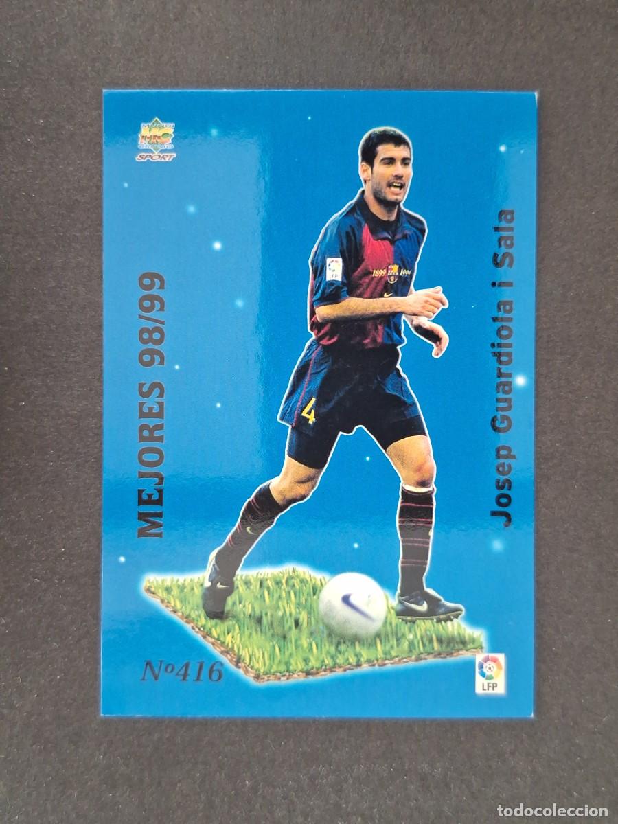 Cartes &agrave; collectionner de Football: L1 GUARDIOLA F. C. BARCELONA MEJORES 98/99 416 MUNDICROMO LAS FICHAS DE LA LIGA 2000 99 00