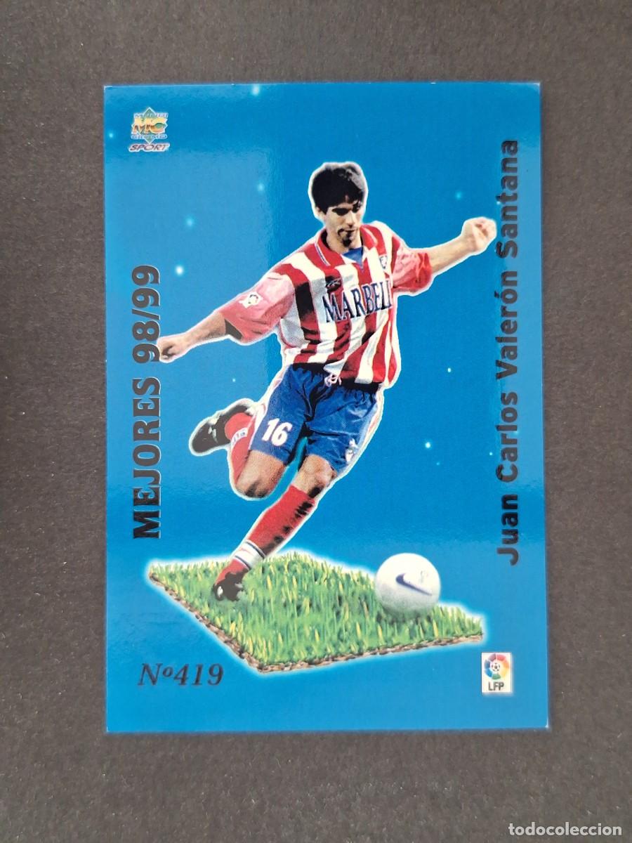 Cartes &agrave; collectionner de Football: L1 VALERON ATLETICO DE MADRID MEJORES 98/99 419 MUNDICROMO LAS FICHAS DE LA LIGA 2000 99 00