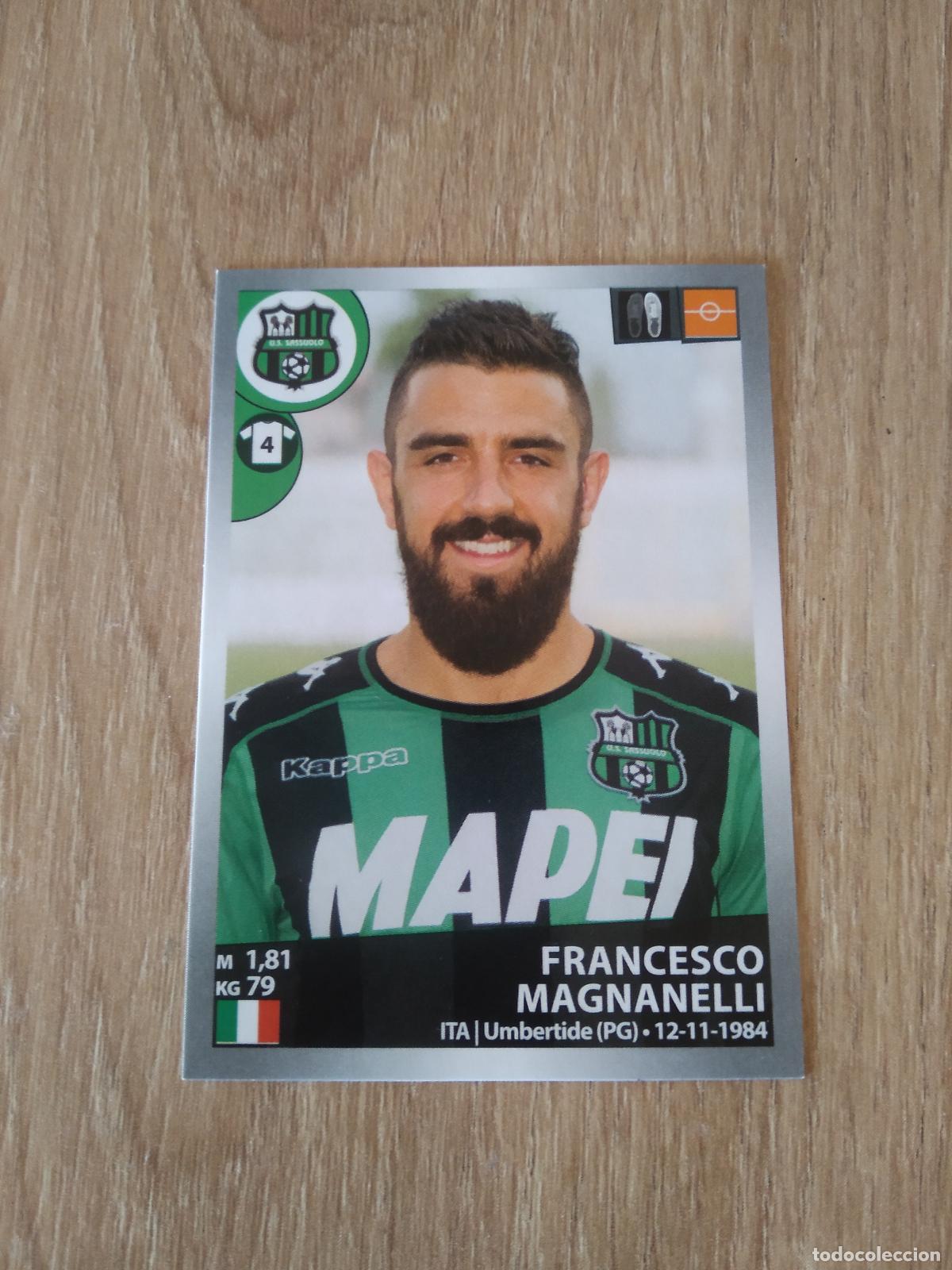 Cartes &agrave; collectionner de Football: 491 FRANCESCO MAGNANELLI SASSUOLO CROMO FUTBOL PANINI LIGA ITALIA 16-17 CALCIATORI 2016-2017