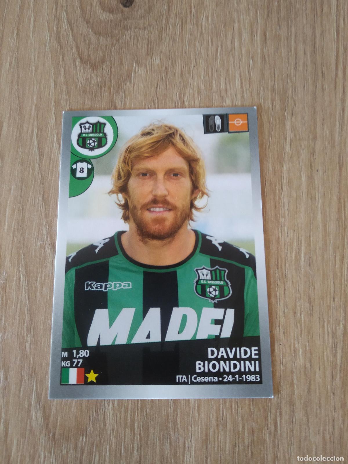 Fu&szlig;ball-Sticker: 493 DAVIDE BIONDINI SASSUOLO CROMO FUTBOL PANINI LIGA ITALIA 16-17 CALCIATORI 2016-2017