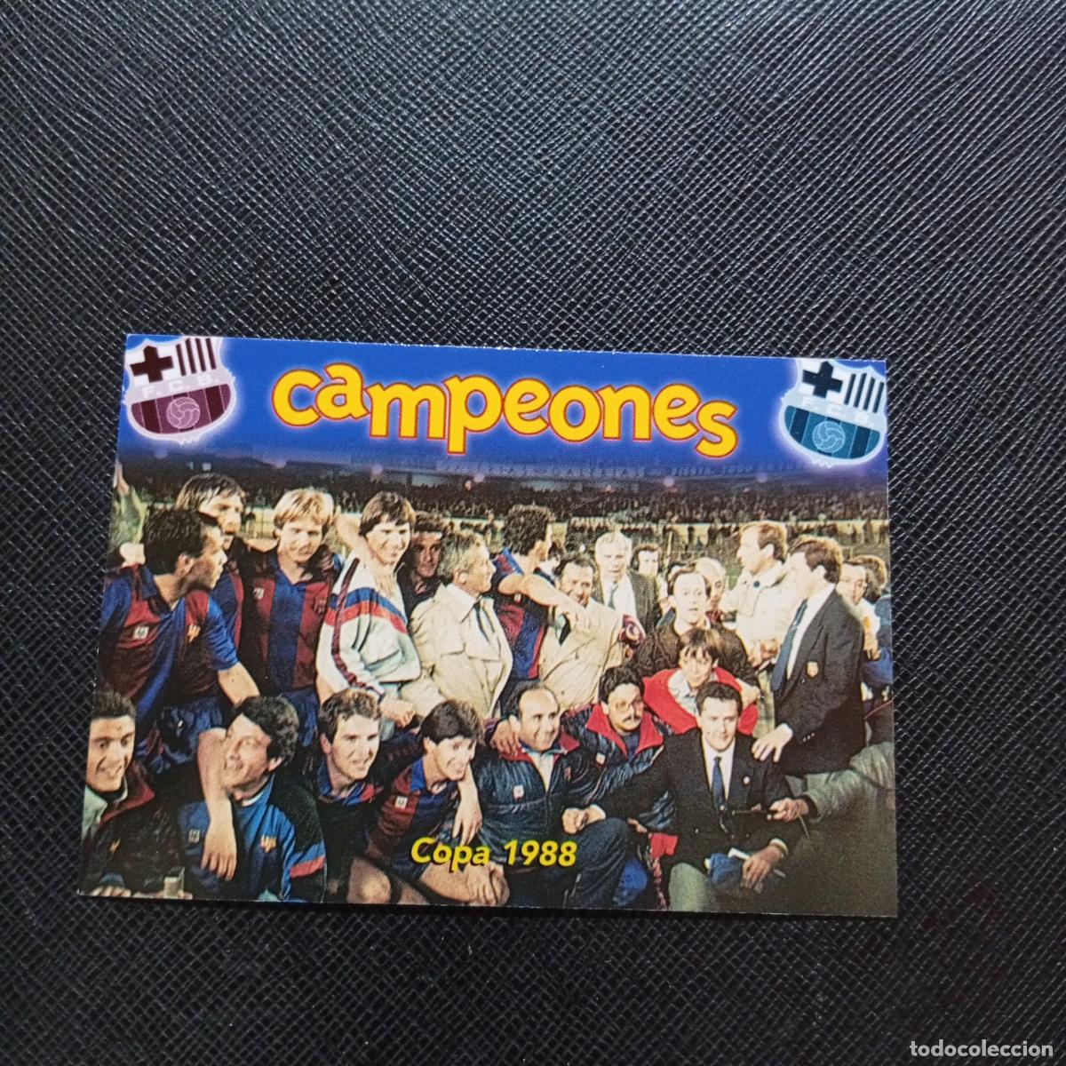 Fu&szlig;ball-Sticker: 63 COPA 1988 PANINI BARCELONA 1899 1999 CENTENARIO 100 A&Ntilde;OS CROMO BARCA - A174 PG253