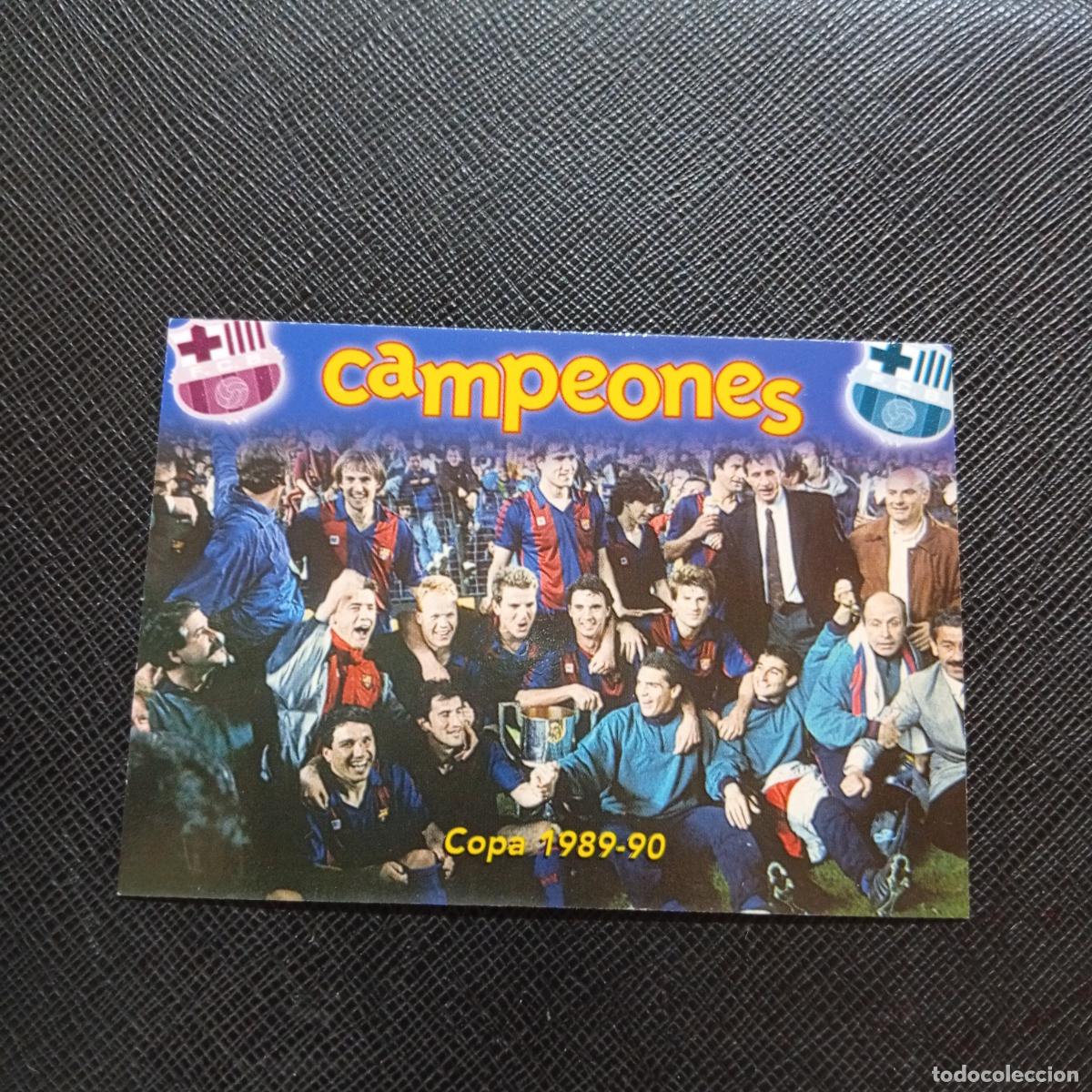 Figurine di Calcio: 65 COPA 1989 90 PANINI BARCELONA 1899 1999 CENTENARIO 100 A&Ntilde;OS CROMO BARCA - A174 PG262