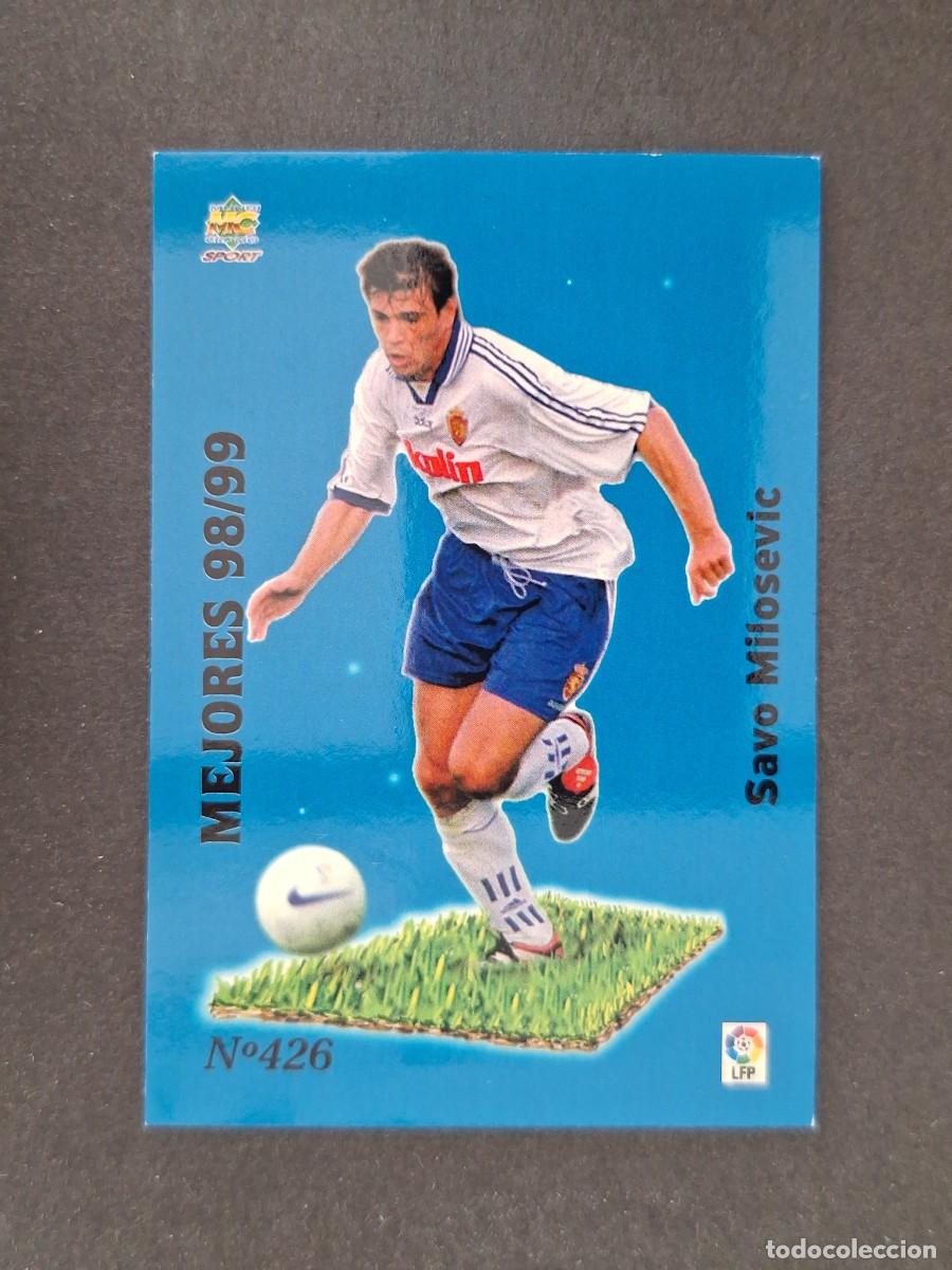 Figurine di Calcio: L1 MILOSEVIC REAL ZARAGOZA MEJORES 98/99 426 MUNDICROMO LAS FICHAS DE LA LIGA 2000 99 00