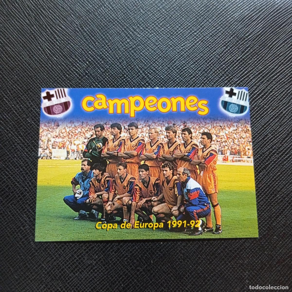 Cromos de Futebol: 69 COPA DE EUROPA 1991 92 PANINI BARCELONA 1899 1999 CENTENARIO 100 A&Ntilde;OS CROMO BARCA - A174 PG271
