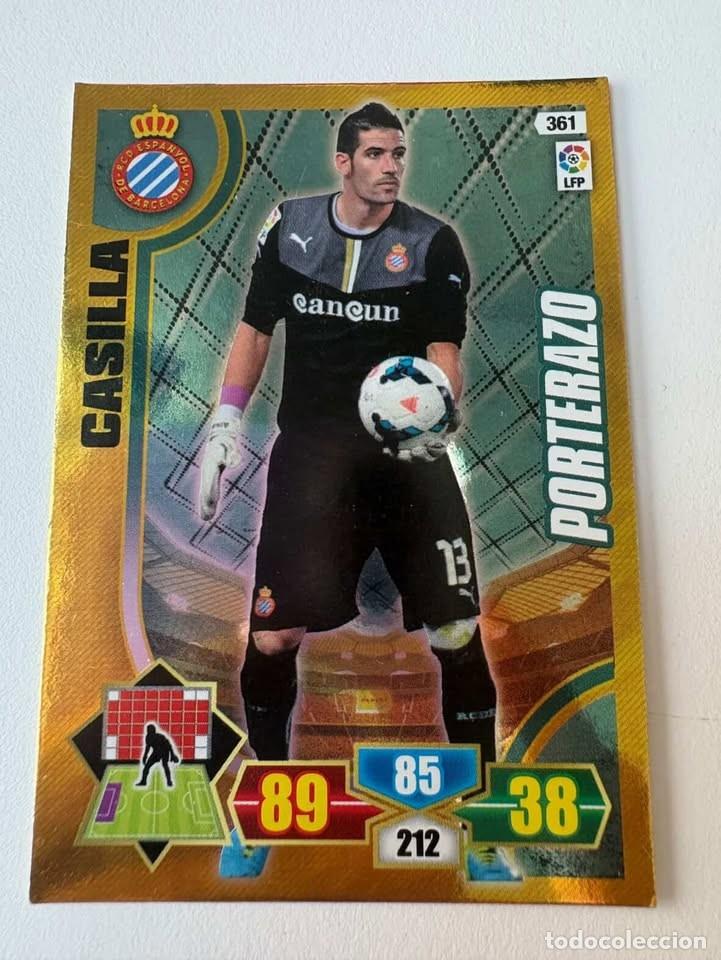 Cromos de Futebol: Carta Casilla Porterazo Espanyol 301 Adrenalyn 2013-14