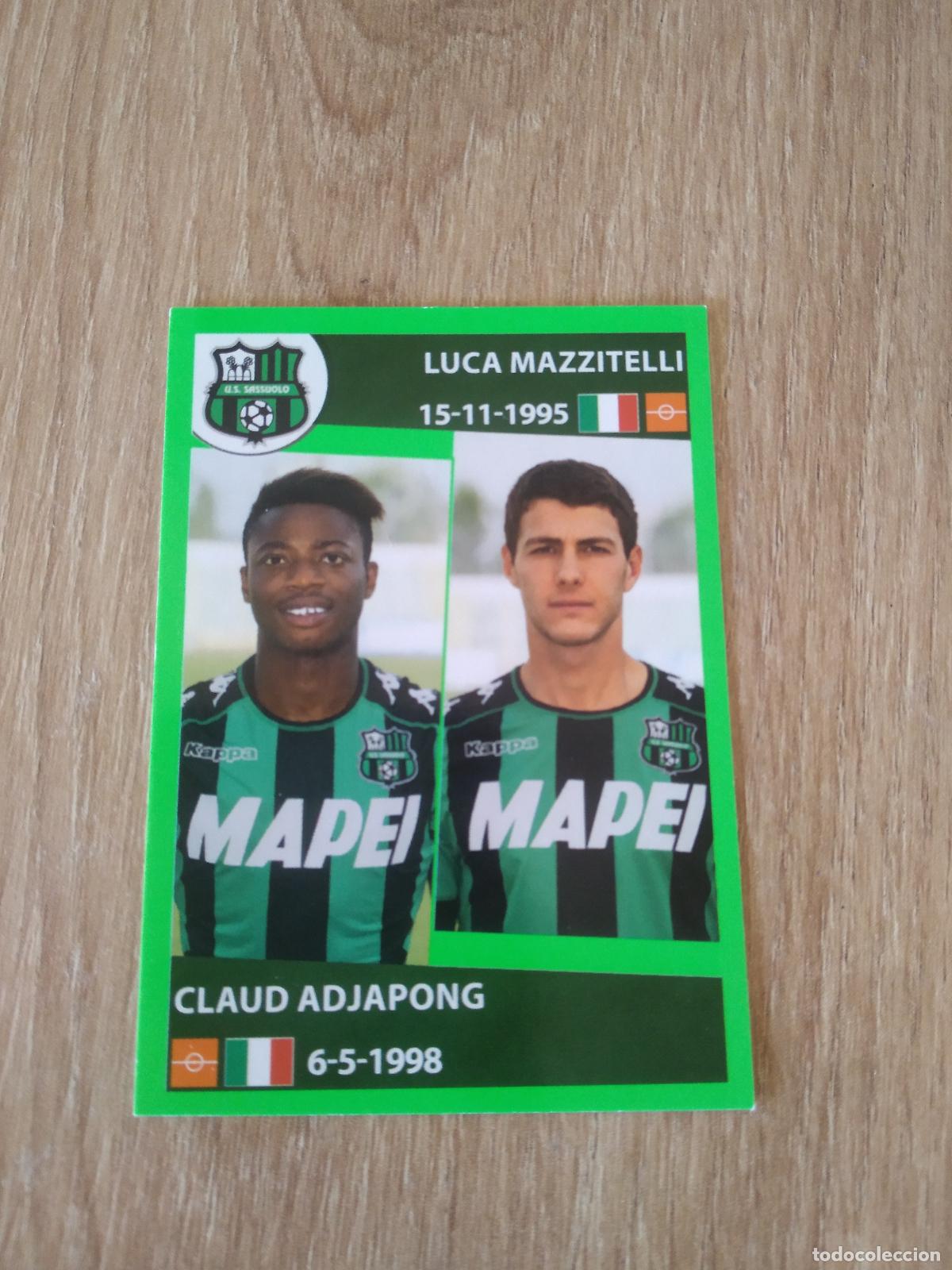 Cromos de Futebol: 504 MAZZITELLI ADJAPONG SASSUOLO CROMO FUTBOL PANINI LIGA ITALIA 16-17 CALCIATORI 2016-2017