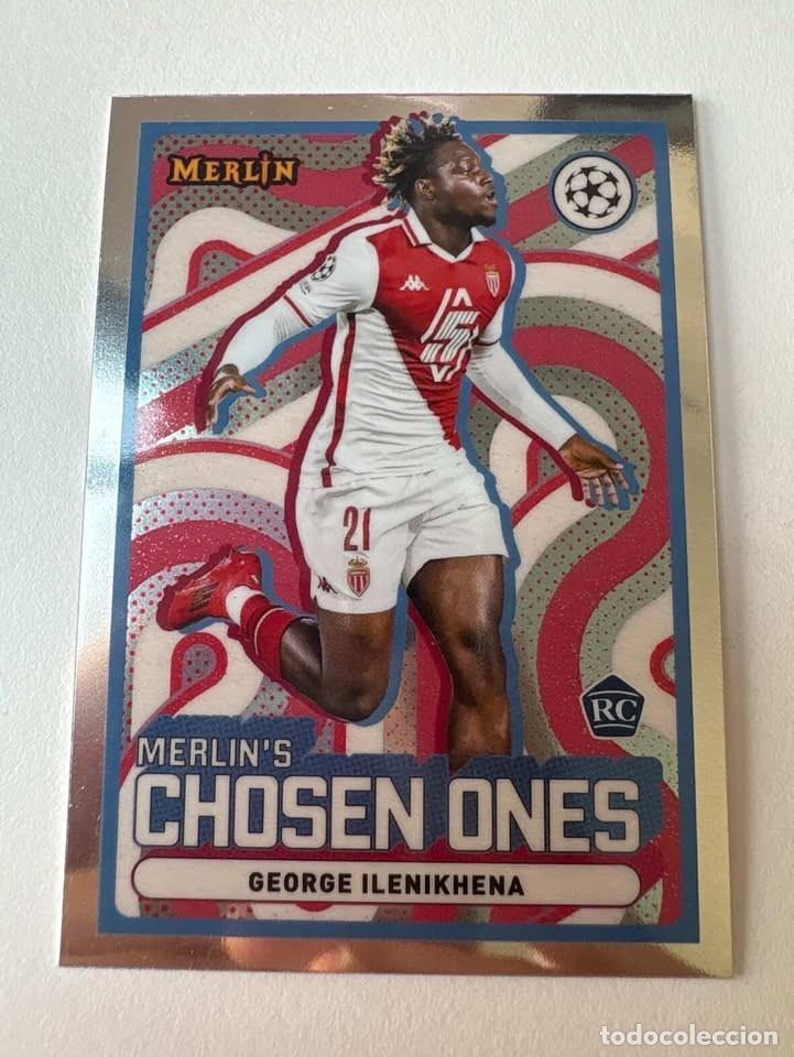 Cartes &agrave; collectionner de Football: Carta George Ilenikhena Rookie Merlin's Hosen Ones M&oacute;naco MC-3 Topps