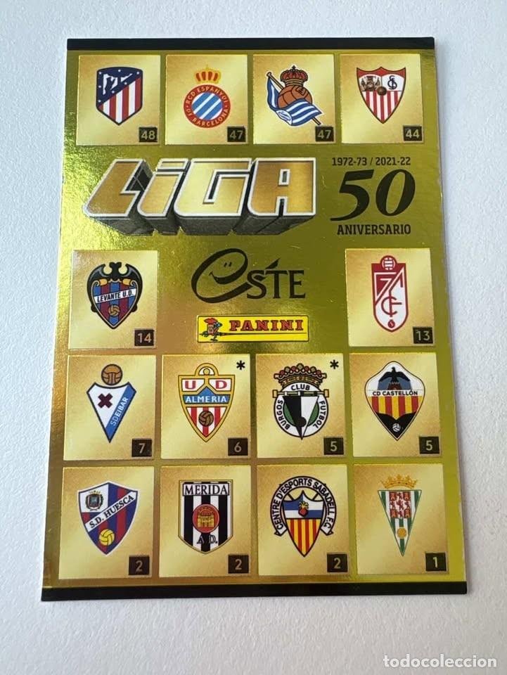 Figurine di Calcio: Carta La Isla Del Tesoro 5 Liga Este 2021-22