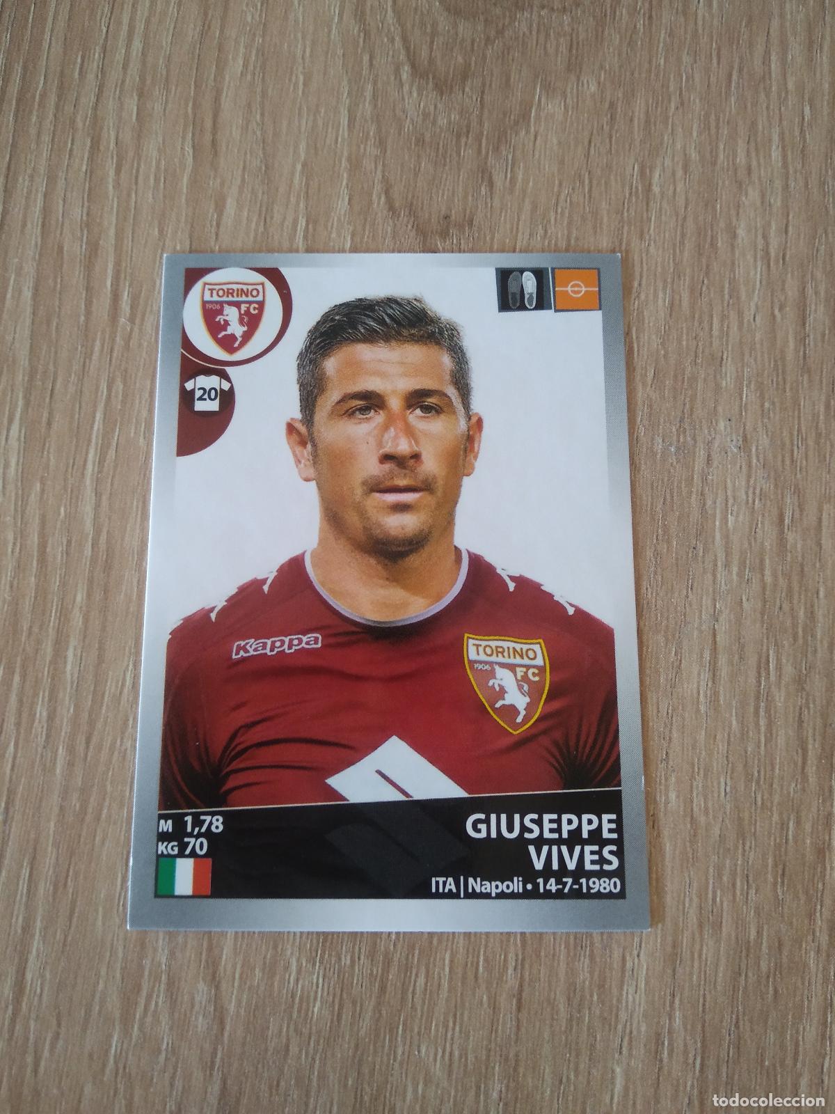 Figurine di Calcio: 520 GIUSEPPE VIVES TORINO CROMO FUTBOL PANINI LIGA ITALIA 16-17 CALCIATORI 2016-2017