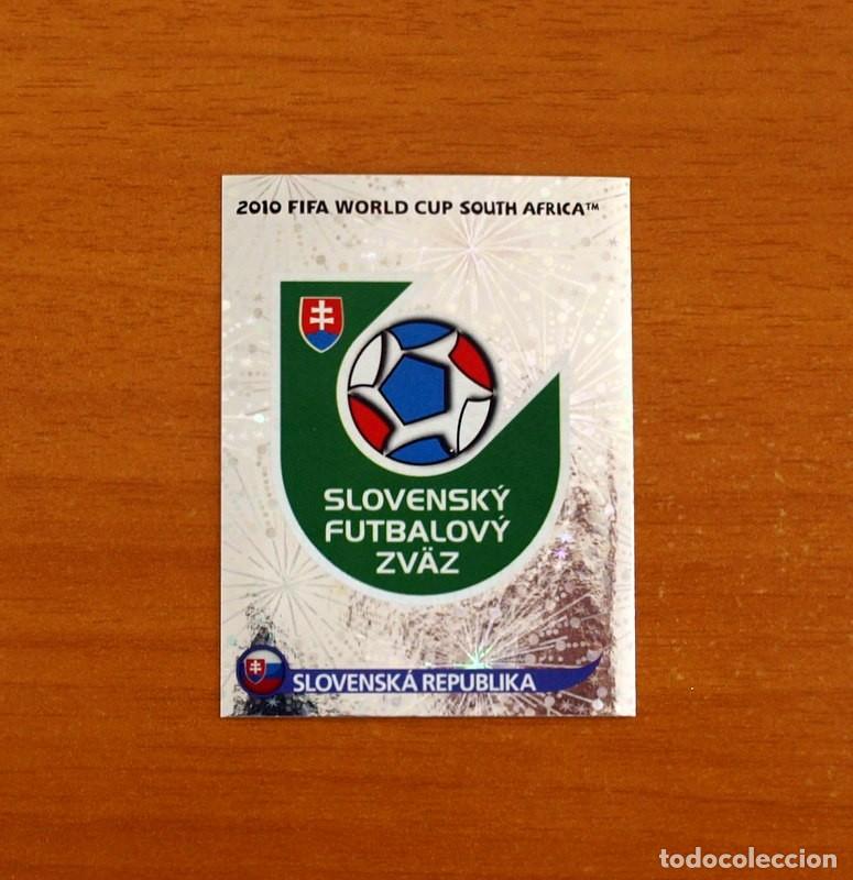 Cromos de Futebol: Eslovaquia -N&ordm; 468 Escudo -Mundial South Africa 2010 FIFA World Cup-Panini -Nunca Pegado
