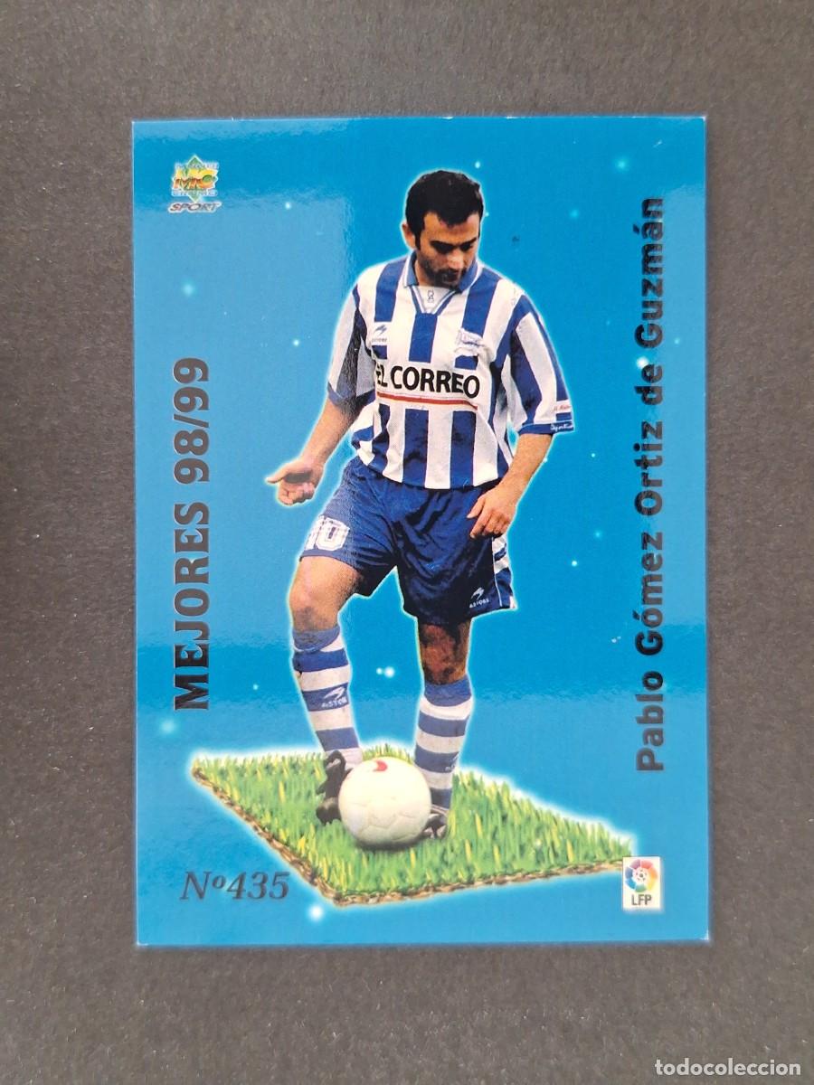 Cromos de Futebol: L1 PABLO DEPORTIVO ALAVES MEJORES 98/99 435 MUNDICROMO LAS FICHAS DE LA LIGA 2000 99 00
