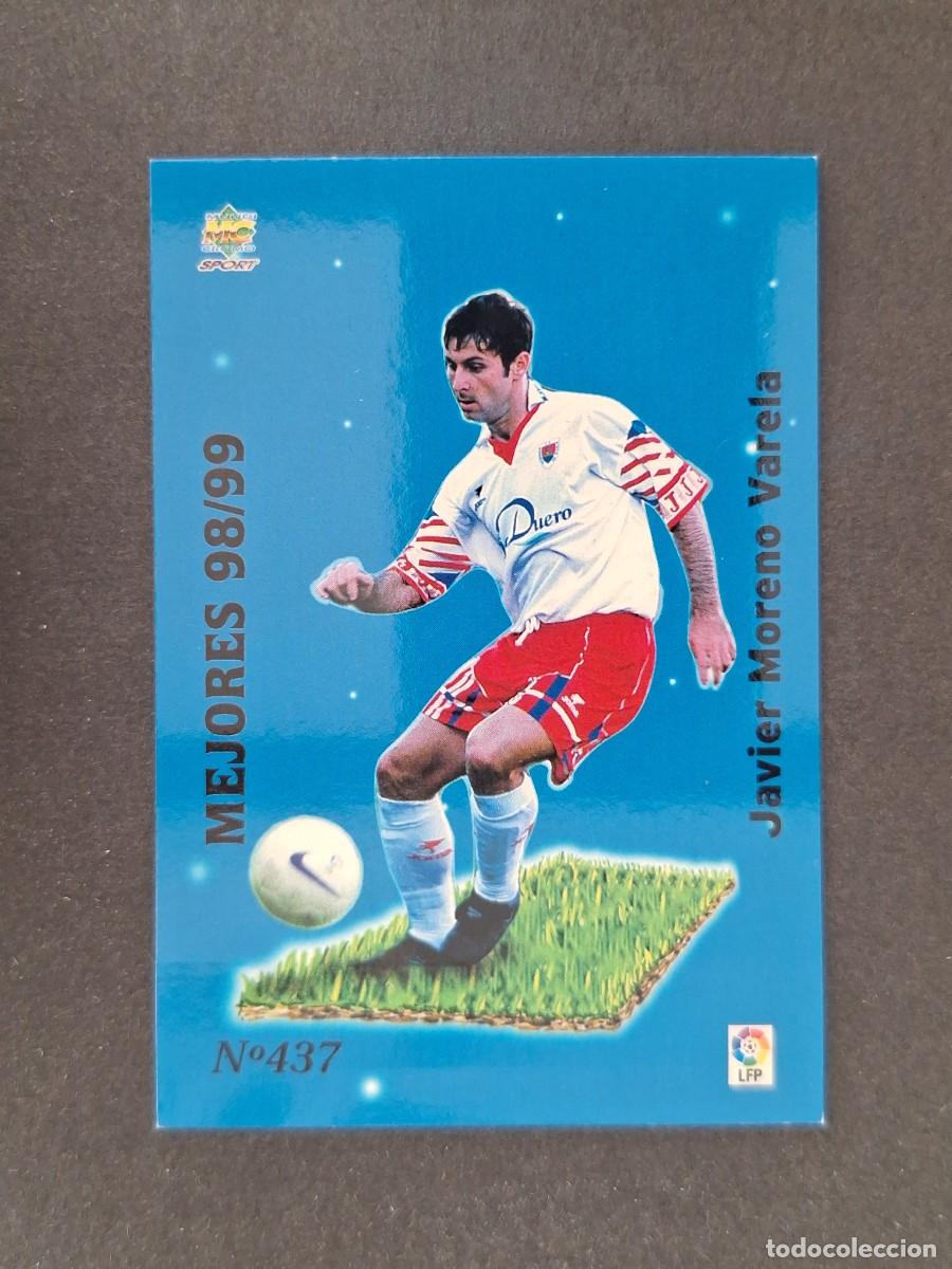Cromos de Futebol: L1 MORENO C. D. NUMANCIA MEJORES 98/99 437 MUNDICROMO LAS FICHAS DE LA LIGA 2000 99 00