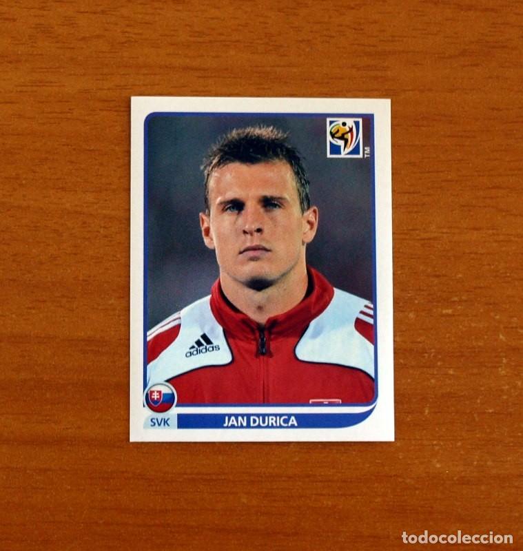 Football Stickers: Eslovaquia -N&ordm; 472 Jan Durica -Mundial South Africa 2010 FIFA World Cup-Panini -Nunca Pegado