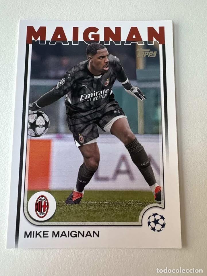 Cromos de Futebol: Carta Mike Maignan AC Mil&aacute;n 198 Topps