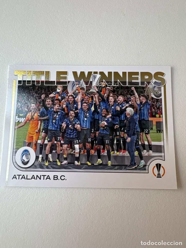 Cromos de Futebol: Carta Atalanta B.C. Title Winners 106 Topps