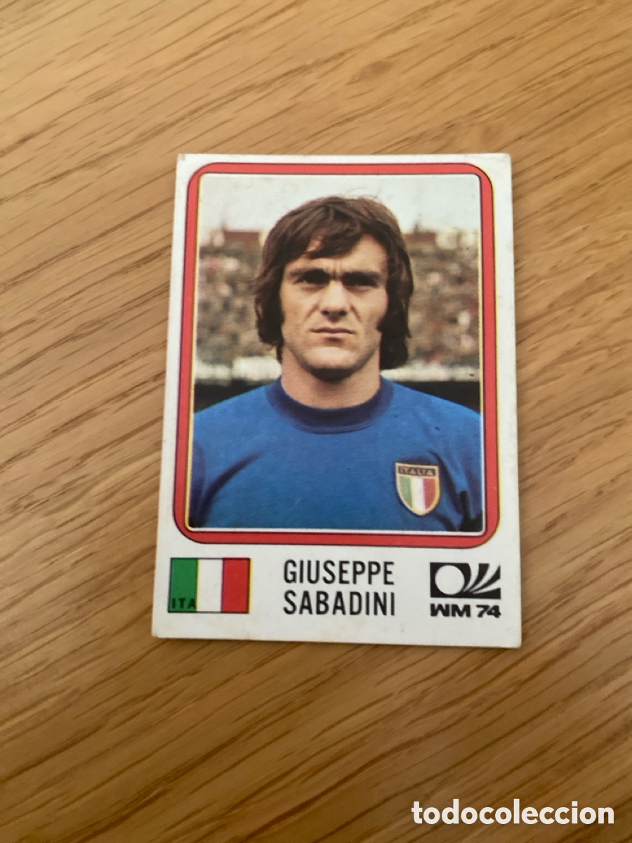 Cromos de Futebol: Cromo panini mundial Alemania 1974 M&uacute;nich n&uacute;mero 291 Sabadini - world cup 74 stickers &aacute;lbum