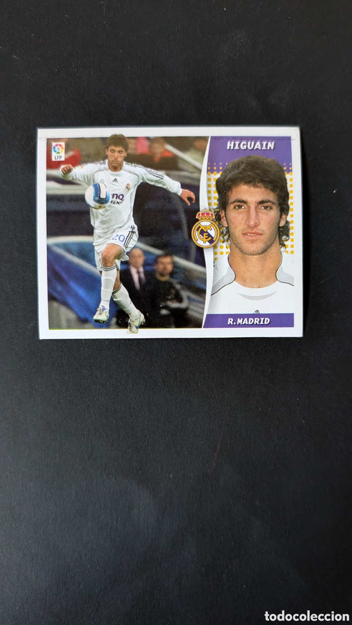 Cromos de Futebol: HIGUAIN REAL MADRID MERCADO INVIERNO LIGA ESTE 2006/07 06 07 NUNCA PEGADO SIN PEGAR