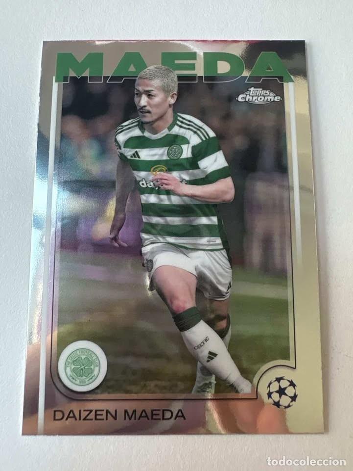 Football Stickers: Carta Daizen Maeda Celtic 130 Topps Chrome