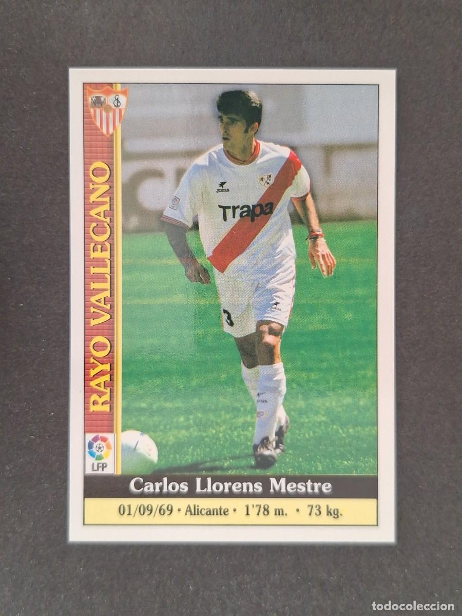 Football Stickers: L1 LLORENS RAYO VALLECANO 352 ERROR ESCUDO MUNDICROMO LAS FICHAS DE LA LIGA 2000 99 00