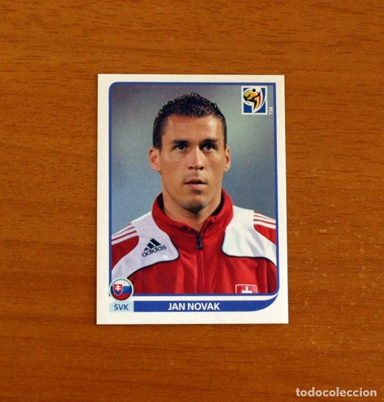 Football Stickers: Eslovaquia -N&ordm; 481 Jan Novak -Mundial South Africa 2010 FIFA World Cup-Panini -Nunca Pegado