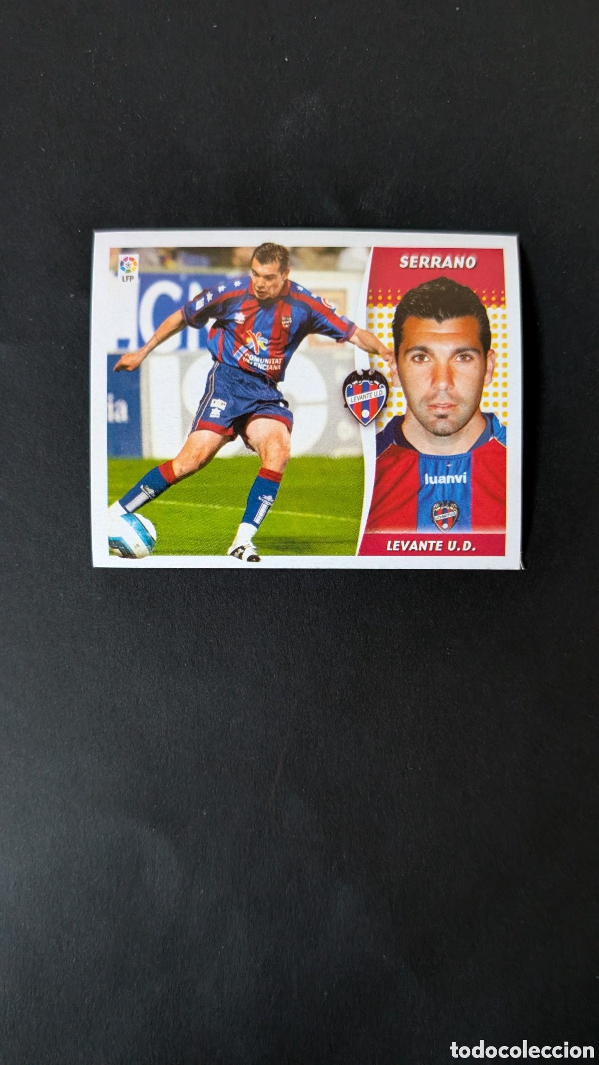 Cromos de Futebol: SERRANO LEVANTE COLOCA MERCADO INVIERNO LIGA ESTE 2006/07 06 07 NUNCA PEGADO SIN PEGAR