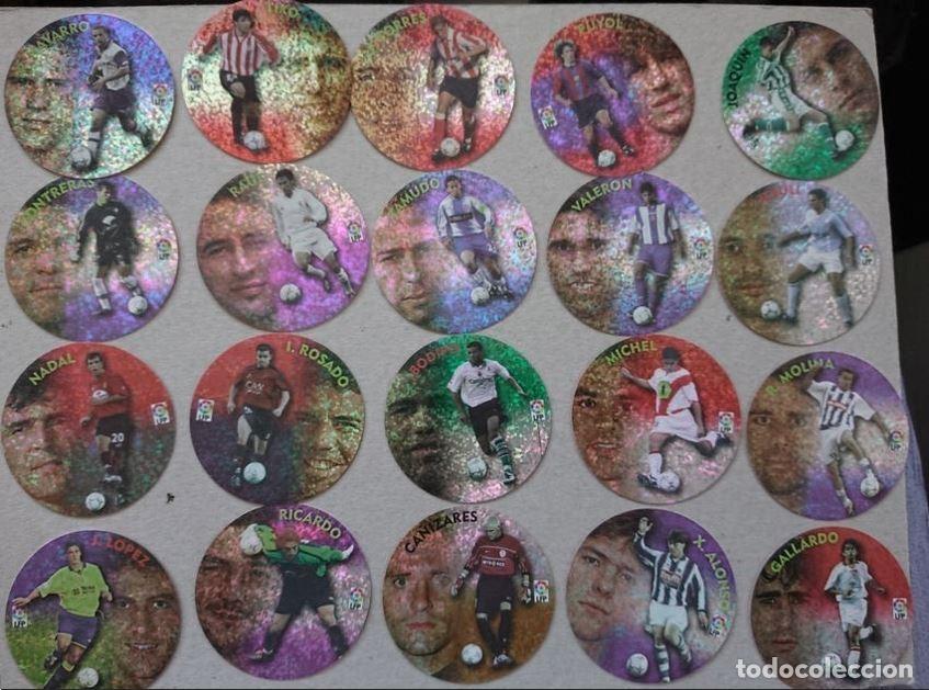 Fu&szlig;ball-Sticker: LOTE SET COMPLETO 20 CROMOS NUTELLA LIGA ESTE 2002 / 2003 02 03 NUNCA PEGADOS SIN PEGAR