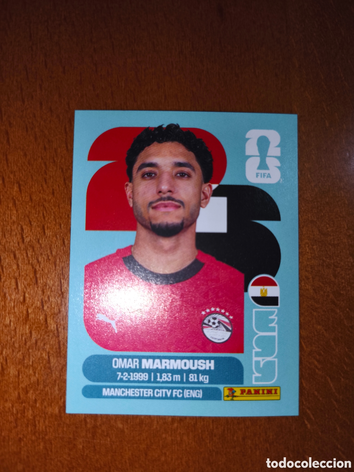 Fu&szlig;ball-Sticker: EGY20 Omar Marmoush EGY 20 Fifa World Cup 2026 Egipto