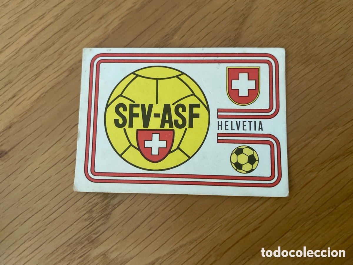 Cromos de f&uacute;tbol: Cromo panini mundial Alemania 1974 M&uacute;nich n&uacute;mero 383 escudo Suiza - world cup 74 stickers &aacute;lbum