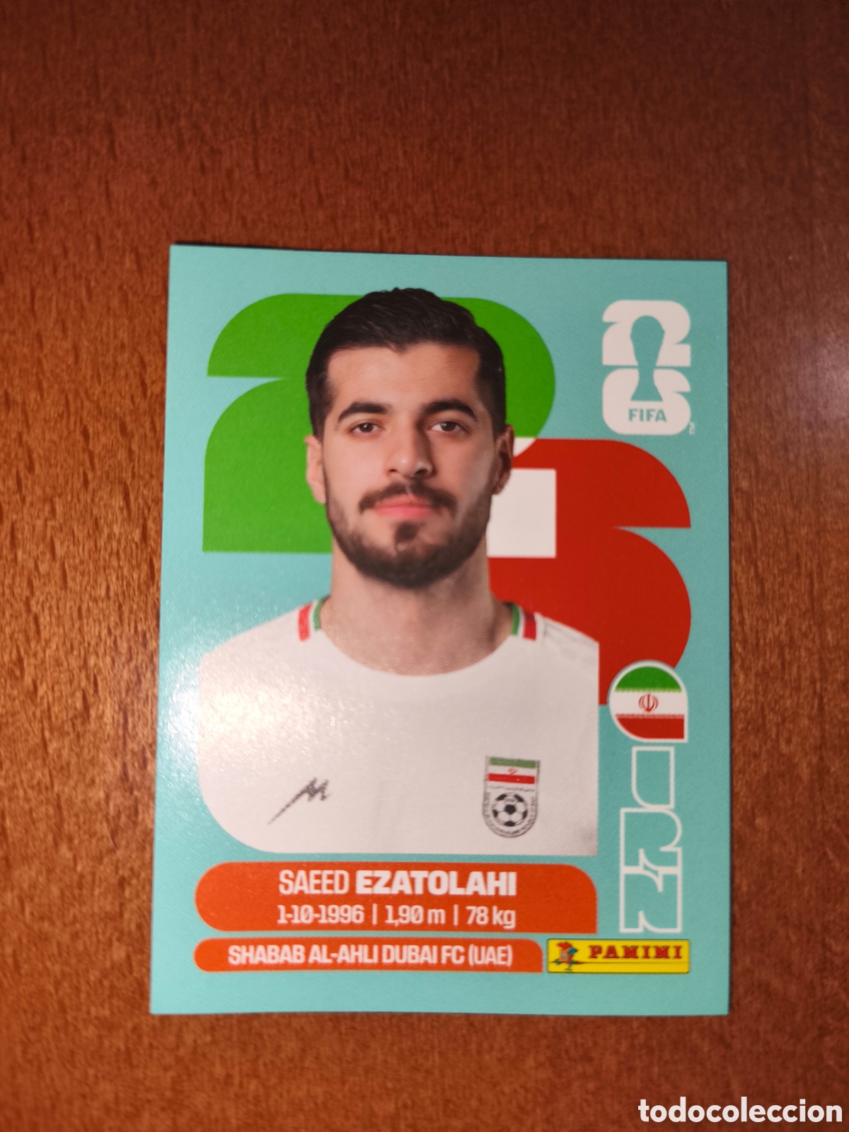 Cromos de f&uacute;tbol: IRN11 Saeed Ezatolahi IRN 11 Fifa World Cup 2026 Ir&aacute;n